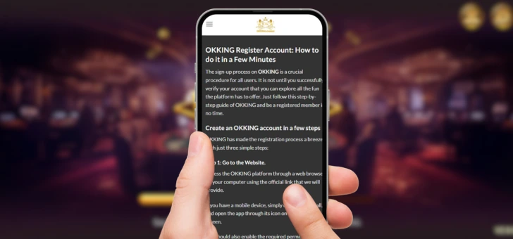 OKKING Register Banner